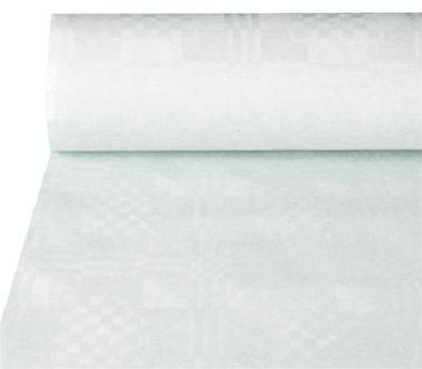 PAPSTAR Damasttischtuch 12542 50x1m Papier weiß