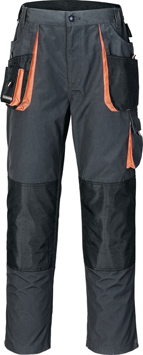 Herrenhose Gr.56 dunkelgrau/schwarz/orange TERRATREND
