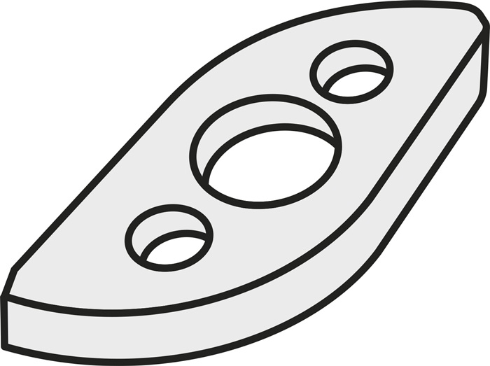 HM Unterlegscheibe ISO SZN 400322 Bruttogewicht 13,227g PRAMET