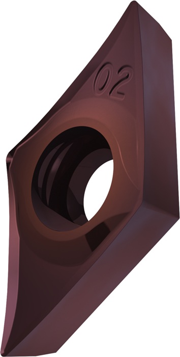 Drehwendeschneidplatte ISO DCGT 070202E-SF3:T8415 D.2,8mm PVD beschichtet