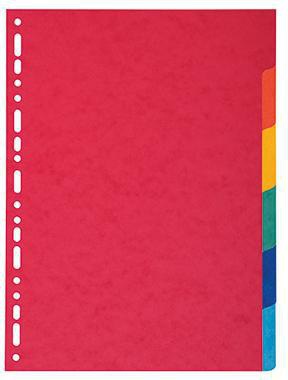 Exacompta Register Nature Future 1406E DIN A4 6teilig blanko farbig