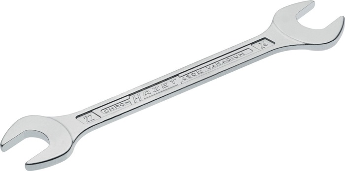Doppelmaulschlüssel 450N 22x24mm L.254,6mm verchr.HAZET