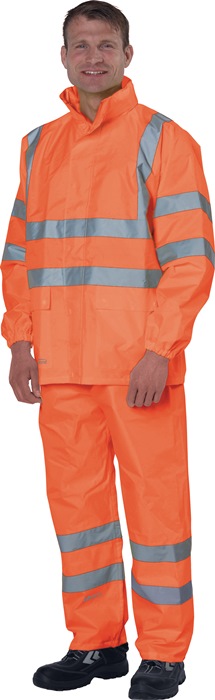 Warnschutz-Regenjacke Gr.XL orange PREVENT