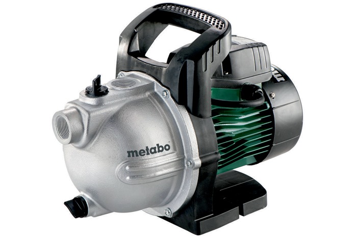 Gartenpumpe P 4000 G 4000 l/h 46m 4,6bar 1100W Grauguss 25,4mm (1Zoll) IG METABO
