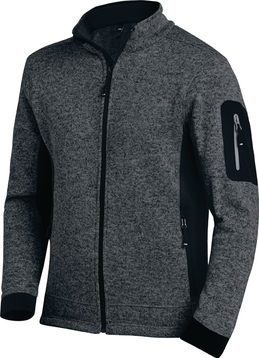 Strick-Fleecejacke CHRISTOPH Gr.M anthrazit/schwarz FHB
