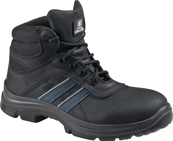 Sicherheitsstiefel Andy High Gr.43 W.L schwarz/blau S3 SRC Leder LEMAITRE