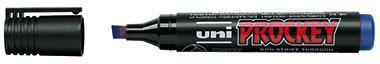 uni-ball Marker uniPROCKEY 159051 Keilspitze blau