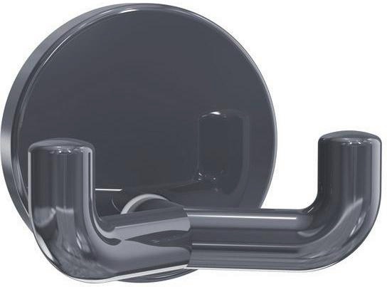 Doppelhaken 477.90.025 2 Hak.PA 92 grau D.50mm A.43,5mm HEWI