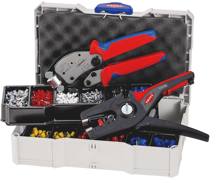 Aderendhülsensortiment 1192-tlg.0,50-16,00mm² im Systainer KNIPEX