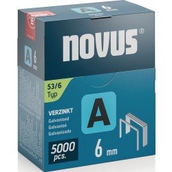 Feindrahtklammer A Typ 53 Klammer-B.11,3mm 6mm 0,75mm 5000 St.NOVUS