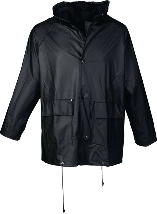 PU Regenschutzjacke Gr.L schwarz ASATEX