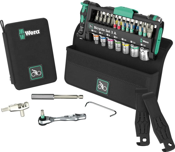 Bit-/Steckschlüsselset Bicycle Set 3 A 38-tlg.BZT PH/TORX®/Schlitz/6-KT.WERA
