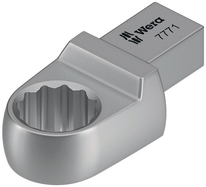 Einsteckringschlüssel 7771 SW 13mm 9x12mm CV-Stahl WERA