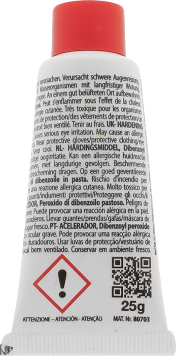 Härter f.presto 2K-Spachtelmassen rot 25g Tube PRESTO