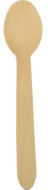 PAPSTAR Löffel Pure 18249 15,7cm Holz 100 St./Pack.