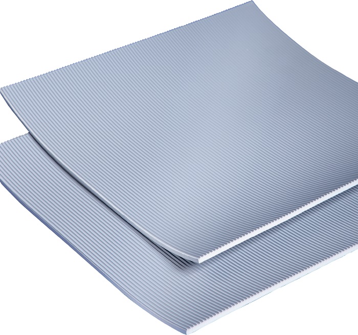 Gummiisoliermatte ElaQprem B.1,20m L.10m D.4,5mm grau NR/SBR Rl.MÖLLER