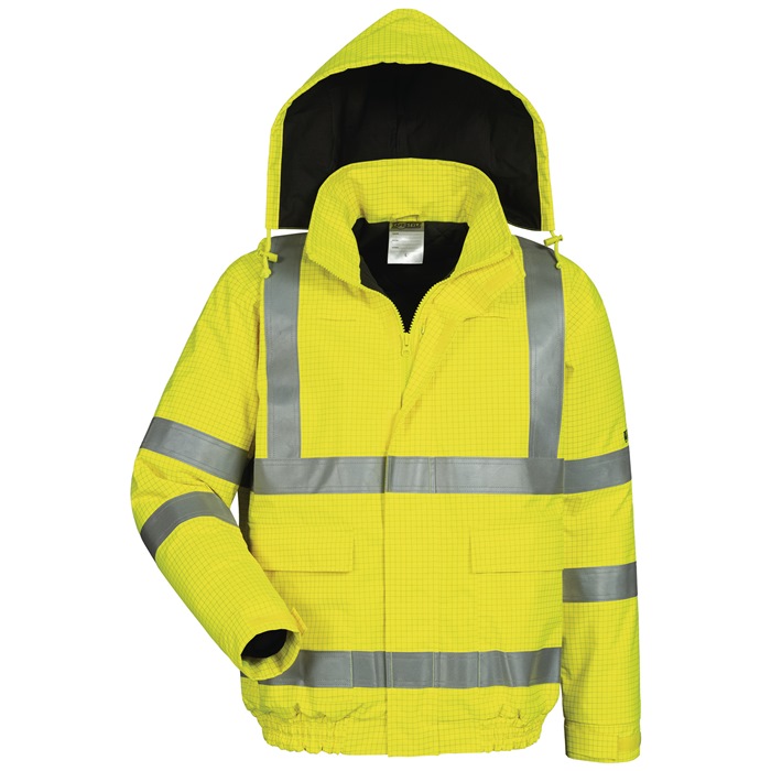Multinorm-Pilotjacke HERIBERT Gr.L warngelb SAFESTYLE