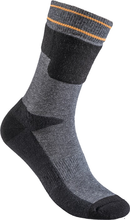 Funktionssocke Dibbersen Gr.43-46 schwarz/grau FELDTMANN