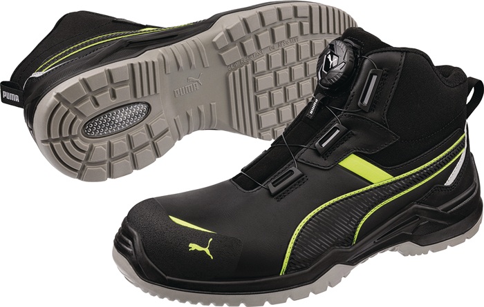 Sicherheitsstiefel Krypton green mid disc S3S Gr.36 W.11 schwarz/grün