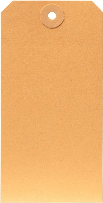 Etiketten m.Anhängeöse Maße 65x130mm Qualität 190g/qm altweiß TRANSPAK
