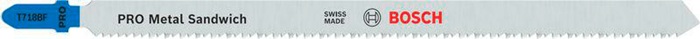 Stichsägeblatt T 718 BF Gesamt-L.180mm Zahnt.2mm BIM 3 St./Karte BOSCH