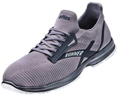 Sicherheitsschuh RUNNER 65 Gr.47 W.10 grau S1P SRC ESD ATLAS