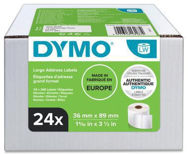 Dymo Adressetikett S0722390 permanent 24x260 St./Pack.