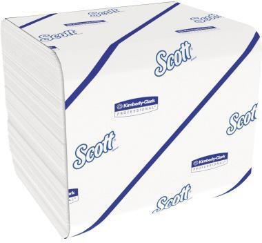Scott Toilettenpapier 8509 2lagig 12,5x18,6cm weiß 7.920 Bl./Pack.