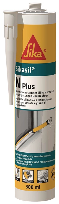 Silicondichtstoff SIKASIL N plus grau 300 ml Kartusche SIKA
