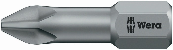 Bit 851/1 TZ 1/4 Zoll PH 2 L.25mm Torsionszone,zähh.WERA