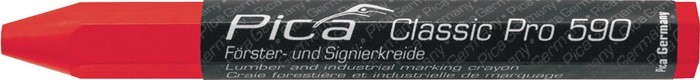 Förster-/Signierkreide Classic PRO 590 rot papiert 12 St./Schachtel PICA