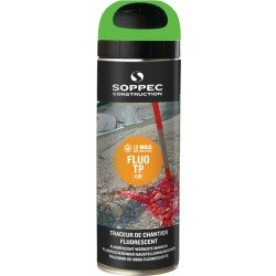 Baustellenmarkierspray FLUO TP neongrün 500ml Spraydose SOPPEC