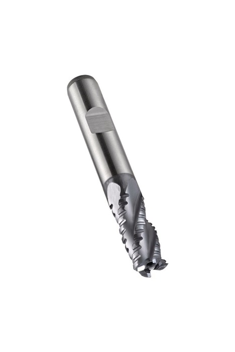 Schaftfräser C413 DIN 844 K D.12mm Gesamt-L.83mm Schneiden-L.26mm HSS-E TiCN