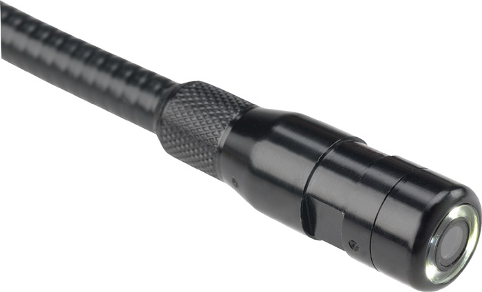 Kamerakopf Kabel-L.90cm Kamerakopf-D.17mm 4 LED´s m.Kab.RIDGID