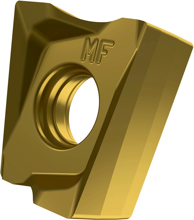 Fräswendeschneidplatte ISO LNGX 120508ER-MF:M8340 D.4,5mm PVD beschichtet Gold