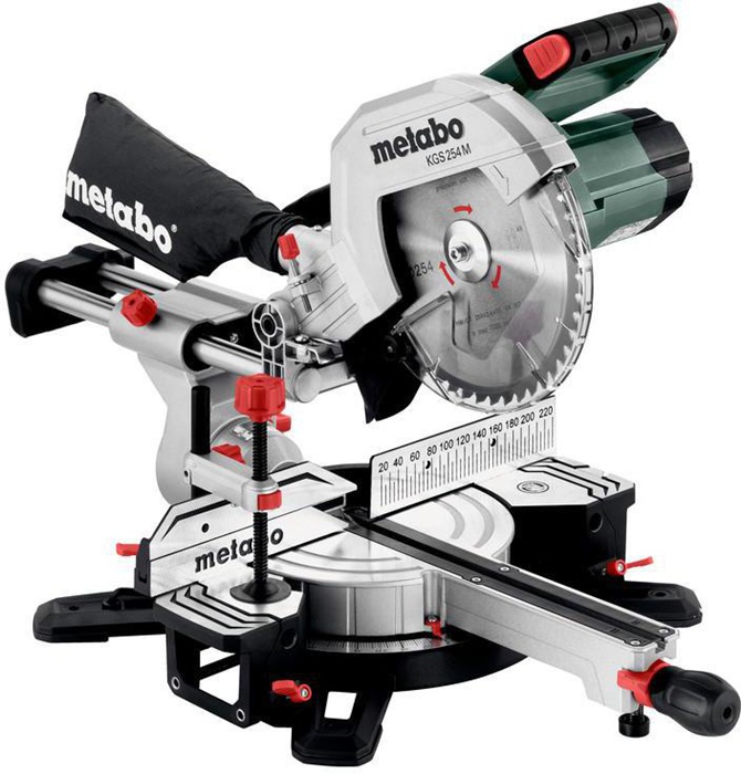 Kapp- u.Gehrungssäge KGS 254 M, 305x92mm 1450 W 4500min-¹ 254 X 30mm METABO
