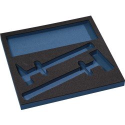 Werkzeugmodul Leereinlage 2/3-Modul 2000 871 244 2-tlg.TECWERK