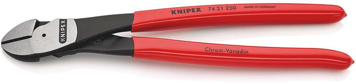 Kraftseitenschneider L.250mm Form 2 Ku.-Überzug KNIPEX