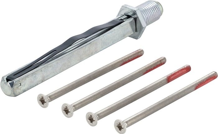 Bef-set.Sertos® FS-K/G 65-70mm M4x75 4-KT.9x90mm HOPPE