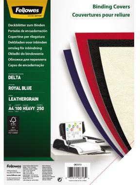 Fellowes Deckblatt Delta 5371305 DIN A4 blau 100 St./Pack.