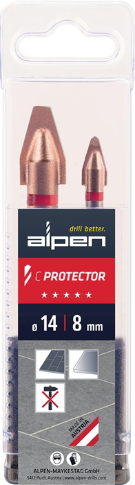 Fliesenbohrersatz C PROTECTOR 2-tlg.D.8/14mm ALPEN