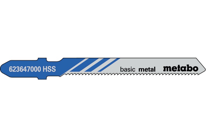 Stichsägeblätter classic Nutz-L.51mm Zahnteilung1,2mm HSS gefr. Gewellt 5Stück