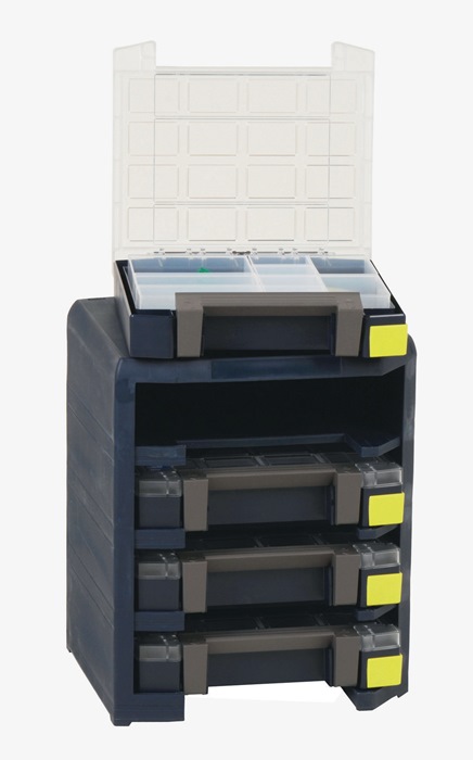 Sortimentskoffertresor 4x Art.Nr.871545 B.290xT.247xH.342mm HandyBoxxser 4x4x4
