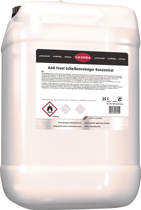 Scheibenreiniger Anti Frost Konzentrat f.b.zu -50GradC 25l Kanister CARAMBA
