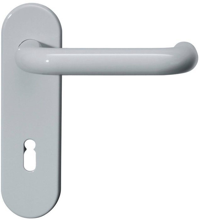 Kurzschildgarnitur 111R01.110 99 Ku.99 BB rd Drückergrt.HEWI