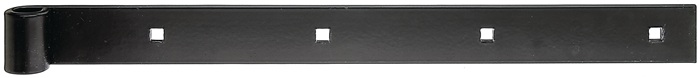 Ladenband B.35mm L.400mm STA schwarz ku.-besch.ger.GAH