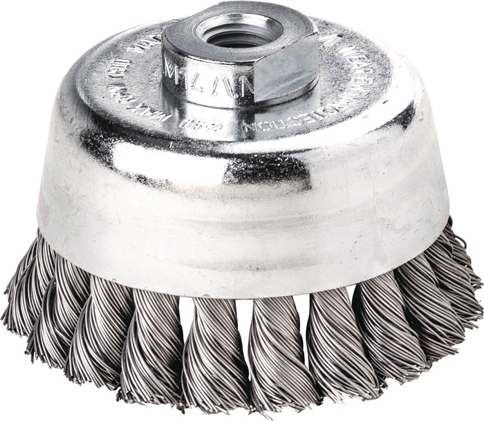 Topfbürste D.65mm M14 Drahtstärke 0,35mm STA 12500min-¹ 1 LESSMANN