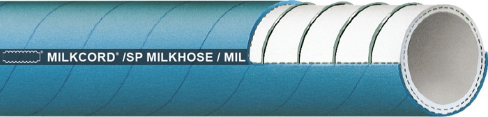 Saug- u.Druckschlauch MILKCORD®/ SP ID 76,0mm AD 92,0mm L.40m Blau Wandst.8,0mm