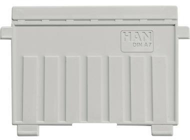 HAN Stützplatte 9027-11 DIN A7 quer Polystyrol lichtgrau