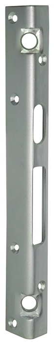Winkelschliessblech STA verz.m.Schwerlastdübel B.20mm L.250mm T.25mm DIN re.